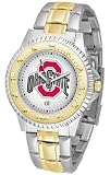 Ohio State Buckeyes OSU NCAA Mens Stainless 23Kt Watch