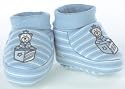 sigikid BC4180-519-56-68 - Babyschuhe, wattiert, 56-68, himmelblau