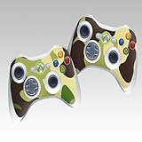 Verde Protective Skin Decorative Decal for XBOX 360 Controller (2pcs in 1)