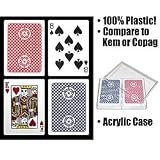 GEMACO 100% Plastic Classic Standard Poker 2 Deck Setup - Playing Cards > 100% Plastic > Gemaco