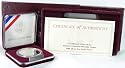 1995 Proof Centennial Olympics (Gymnastics) Commemorative Silver Dollar w/Box