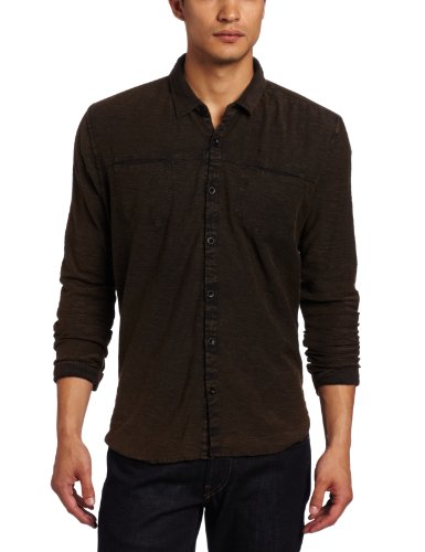Vicarious by Nature Men's Knit Button Down Shirt
