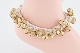 Anklet with Golden Bells on Cord