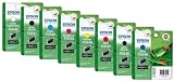 Dc - *Multi Pack* Originals ** Epson Stylus Photo & Pro Ink Cartridges For R800/R1800/4000/9600 T0540/T0541/T0542/T0543/T0544/T0547/T0548/To549