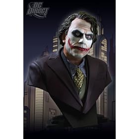 Dark Knight Movie 1 2 Scale HEATH LEDGER Joker Museum Quality Bust statue (15 inches) by 