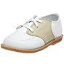 Designer's Touch 5176 Conner Saddle Shoe (Toddler),White/Tan,5 M US Toddler
