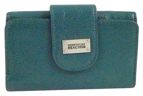 Kenneth Cole Reaction Textured Trifold Tab Indexer Wallet