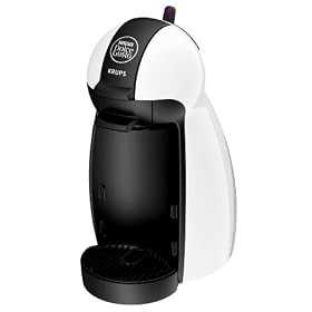NESCAF� Dolce Gusto Piccolo by Krups KP100240 Coffee Machine, White, 15 Bar Pressure Pump