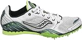 Saucony Velocity Spike 3 Distance Women's Track Shoes - White/Silver/Green