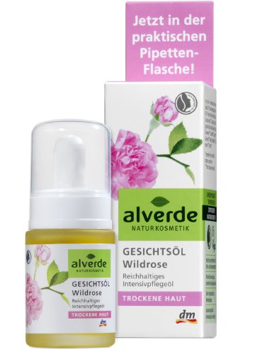 Alverde Gesichts&ouml;l Wildrose, 3er Pack (3 x 15 ml)