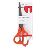 (Price/EA)Stainless steel straight trimmers, orange handles, 3-1/4 cut, 8-1/2 long