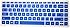 PcProfessional Blue Ultra Thin Silicone Gel Keyboard Cover for HP Pavilion X360 Convertible 2 in 1 13.3" Laptop with Application Kit (Please Compare Keyboard Layout and Model)