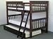 Bunk Bed Twin over Twin Mission style in Cappuccino with Twin Trundle so 3 Beds in Total Bunk Bed Twin over Twin Mission style in Cappuccino with Twin Trundle so 3 Beds in Total
