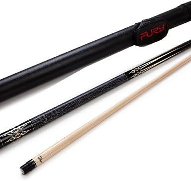 FW 1/2 Jointed Maple Wood Billiard/Pool cue Fury Pool Cue Stick 12.75mm+DL13 , daffodil