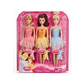 Disney Princess Ballerina Belle Sleeping Beauty Cinderella Dolls