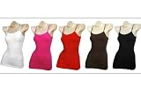 by MOPAS Women Ladies Tank Top Wrinkled Camisole 5 Colors CM100