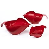 Pourfect Original Spill-Proof 1, 2 and 4 Cup Mixing Bowl Set