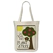 Lulu Plant a Tree Canvas Shopper Tote
