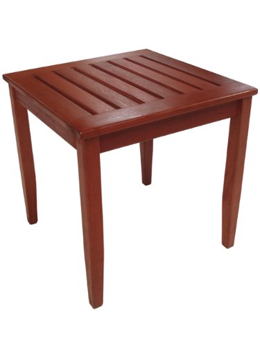 Beistelltisch Holz 45×45 Tisch Gartentisch Hartholz