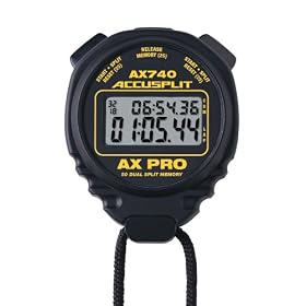 ACCUSPLIT AX740 Dual Line 50 Memory Pro Stopwatch