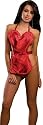 Sexy Red Valentine Lingerie Set - 2 Piece