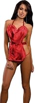 Sexy Red Valentine Lingerie Set - 2 Piece