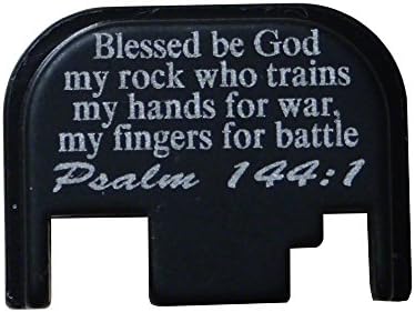 Psalm 144:1 Slide Cover Plate for Glock