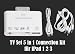 Kit de connexion 5 en 1 pour l'iPad Apple, avec port audio & vid�o (AV-Out Composite), ports USB2.0 et mini USB, ports carte SD et micro SD, c�ble de connexion audio & vid�o et micro USB inclus. (Ces connexions fonctionnent �galement sur iPod, iPod Touch et iPhone.)