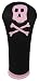 Pink and Black Skull Girl Fairway Wood Headcover
