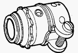 Thomas & Betts XC2691 Flexible Metallic Conduit Connector
