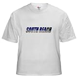 South Beach, Florida Vintage White T-Shirt by CafePress