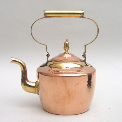 "Copper Kettle 10""h"