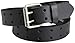 Dickies Mens 35mm Leather Two-hole Perforation Belt, Black, 2X