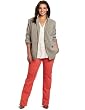 Kenneth Cole Womens Plus-Size Peak Collar Jacket