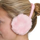 Faux Fur Ear Muffs - Pink