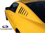 2005 2006 2007 2008 05 06 07 08 FORD MUSTANG PAINTED WINDOW LOUVERS PIANT CODE YZ OXFORD WHITE