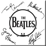 Beatles Signed Drum steel fridge magnet
