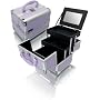 Purple Aluminum Cosmetic Train Case Style No. TS-80
