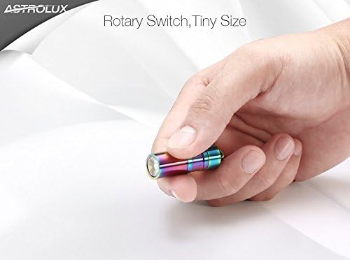 Astrolux M02 100LM USB Mini LED Flashlight,Rechargeable Key-Ring Waterproof Flashlight for Camping, Hinking, Emergency use XP-G3