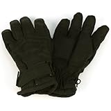 Kids 4-5 Years Winter Thinsulate 3M Waterproof Velcro Ski Snow Grip Gloves Black