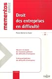 Droit des entreprises en difficulté