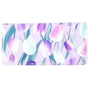 Tulips Flowers Large Wallet Purse