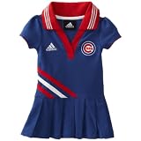 MLB Infant Chicago Cubs Polo Dress (Western Blue, 12mos)