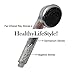 HealthyLifeStyle! Deluxe Edition Ionic Germanium Handheld Filtration Showerhead for Dry Skin & Hair - Rotating Showerhead With 8 High to Low Water Pressure Options; Water Savings