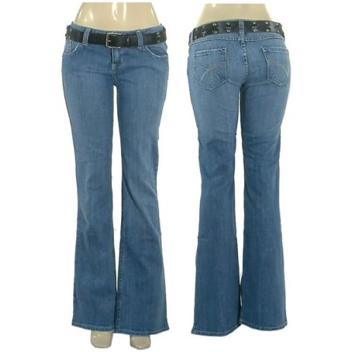 YMI Stretch Premium Denim W/ Studded Belt