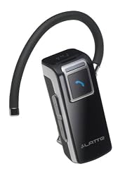 Latte Communications Bluetooth Headset with Noise Reduction - Black/Silver