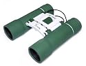 Funoculars 10x25 Compact Binoculars in Lush Fern Green