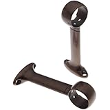 Levolor A58721790 Universal Bracket for Ceiling, Wall or End Mounting, Brushed Sienna, 2-Pack