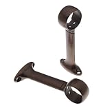 Levolor A58721.790 Universal Bracket for Ceiling, Wall or End Mounting, Brushed Sienna, Pair of 2