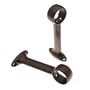 Levolor A58721.790 Universal Bracket for Ceiling, Wall or End Mounting, Brushed Sienna, Pair of 2